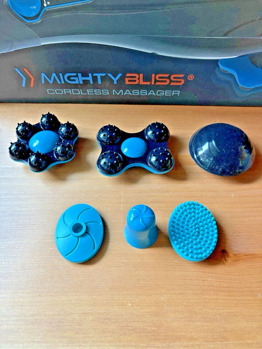 MIGHTY BLISS Deep Massager - 6 Attachments Only